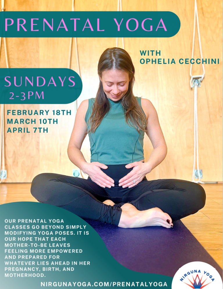Prenatal Yoga Classes Nirguna Yoga